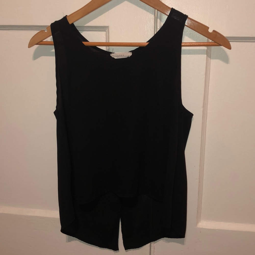 Black Mesh Top